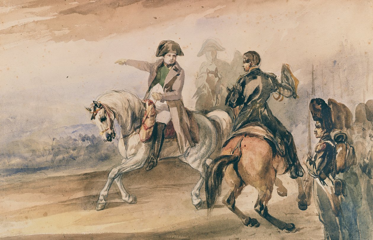 拿破仑回顾他的军队，1834年 作者 皮特·米哈洛夫斯基（Piotr Michalowski）