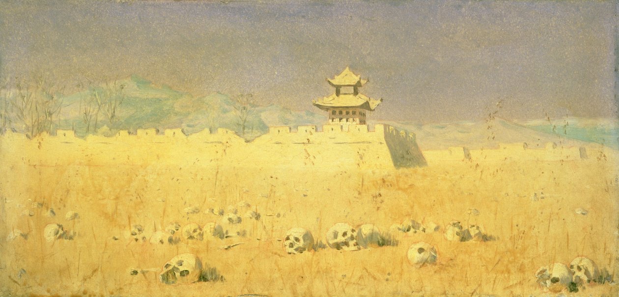 1869年在Chuguchak的废墟 作者 彼得·彼得罗维奇（Piotr Petrovitch）Weretshchagin