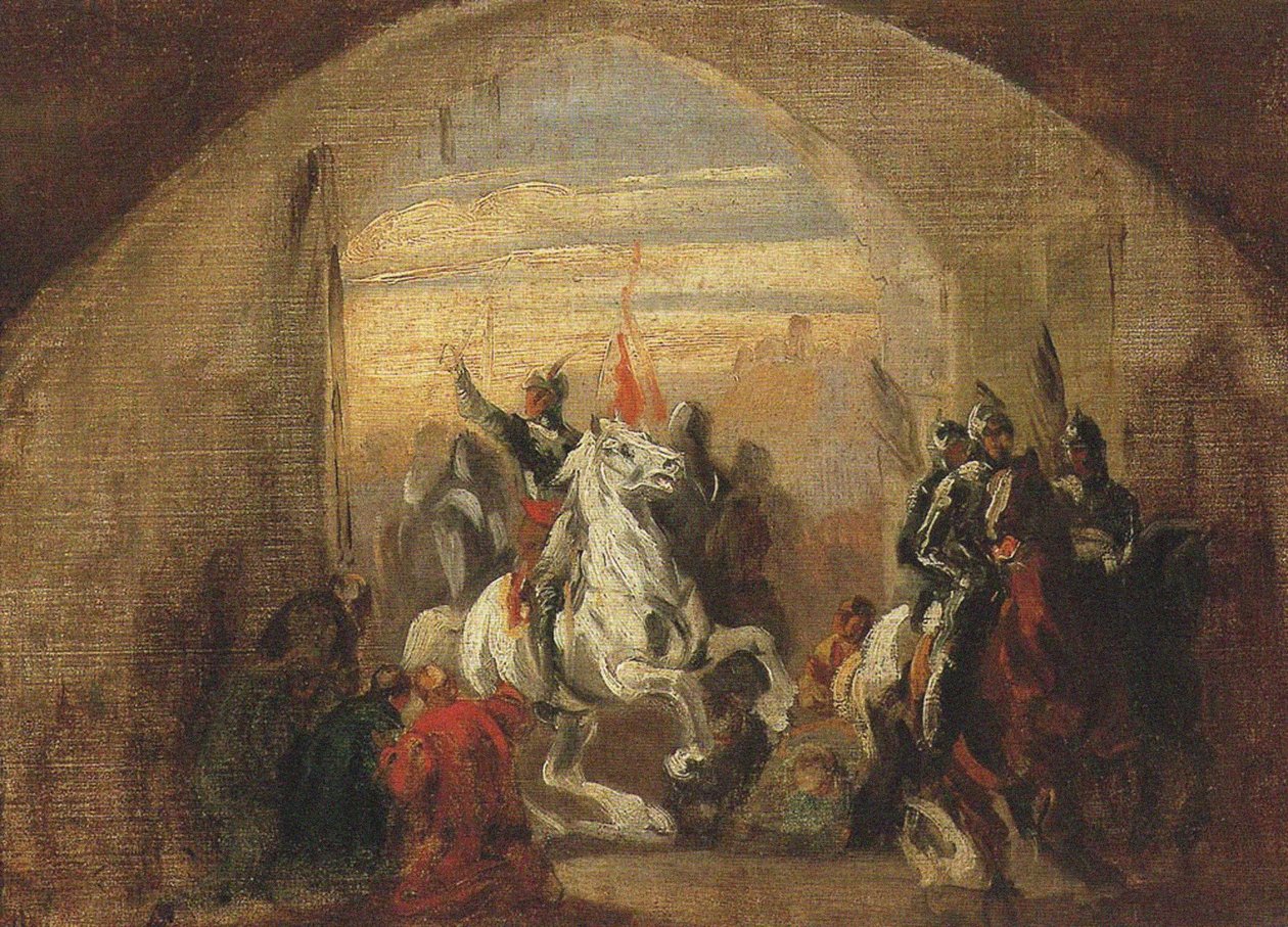Boleslaw I Chrobry进入征服了基辅，c。 1837年 作者 皮特·米哈洛夫斯基（Piotr Michalowski）