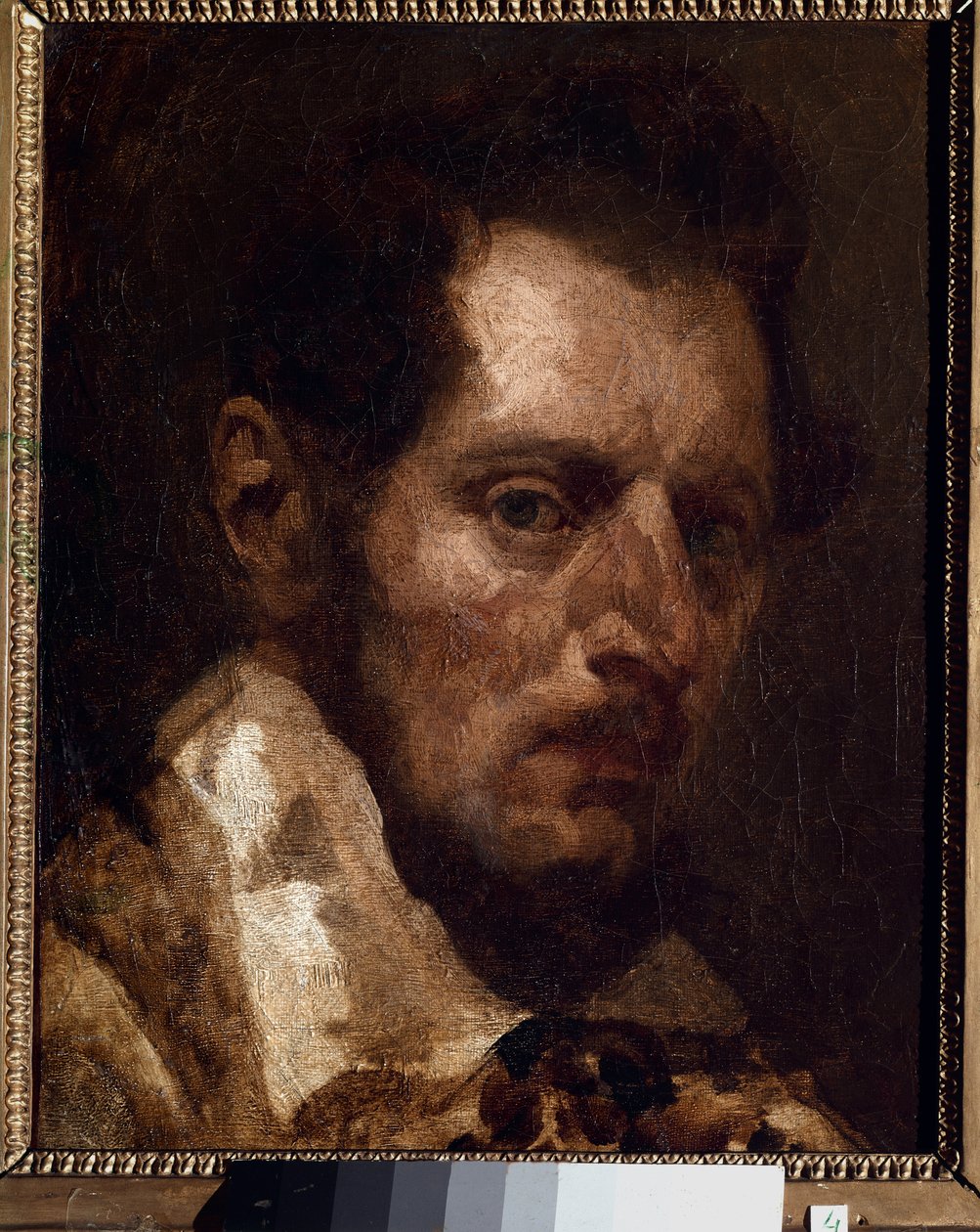 西奥多·席里柯 (Theodore Gericault) 的自画像 - 布面油画 作者 皮特·米哈洛夫斯基（Piotr Michalowski）