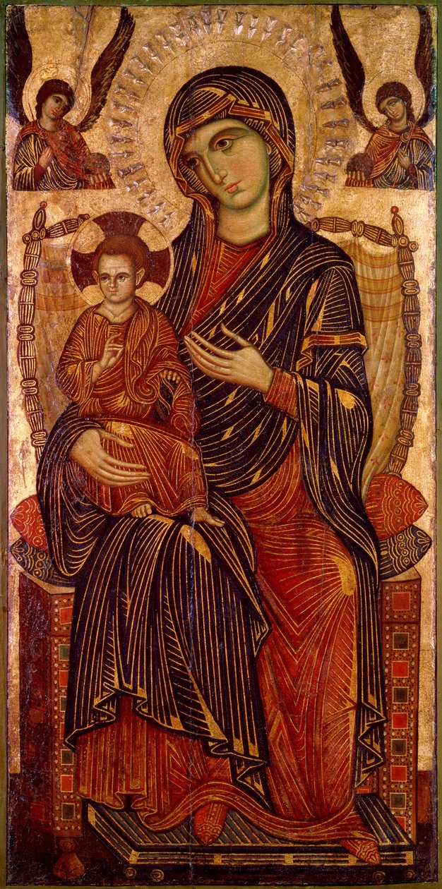 圣母与圣婴》，约1280年 作者 比萨大师