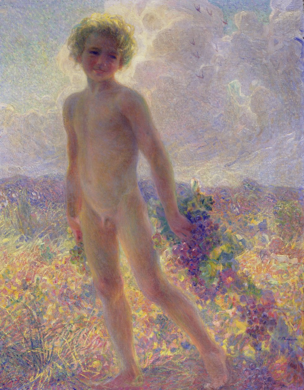 年轻的巴克斯，1910年 作者 普林尼奥·诺梅利尼