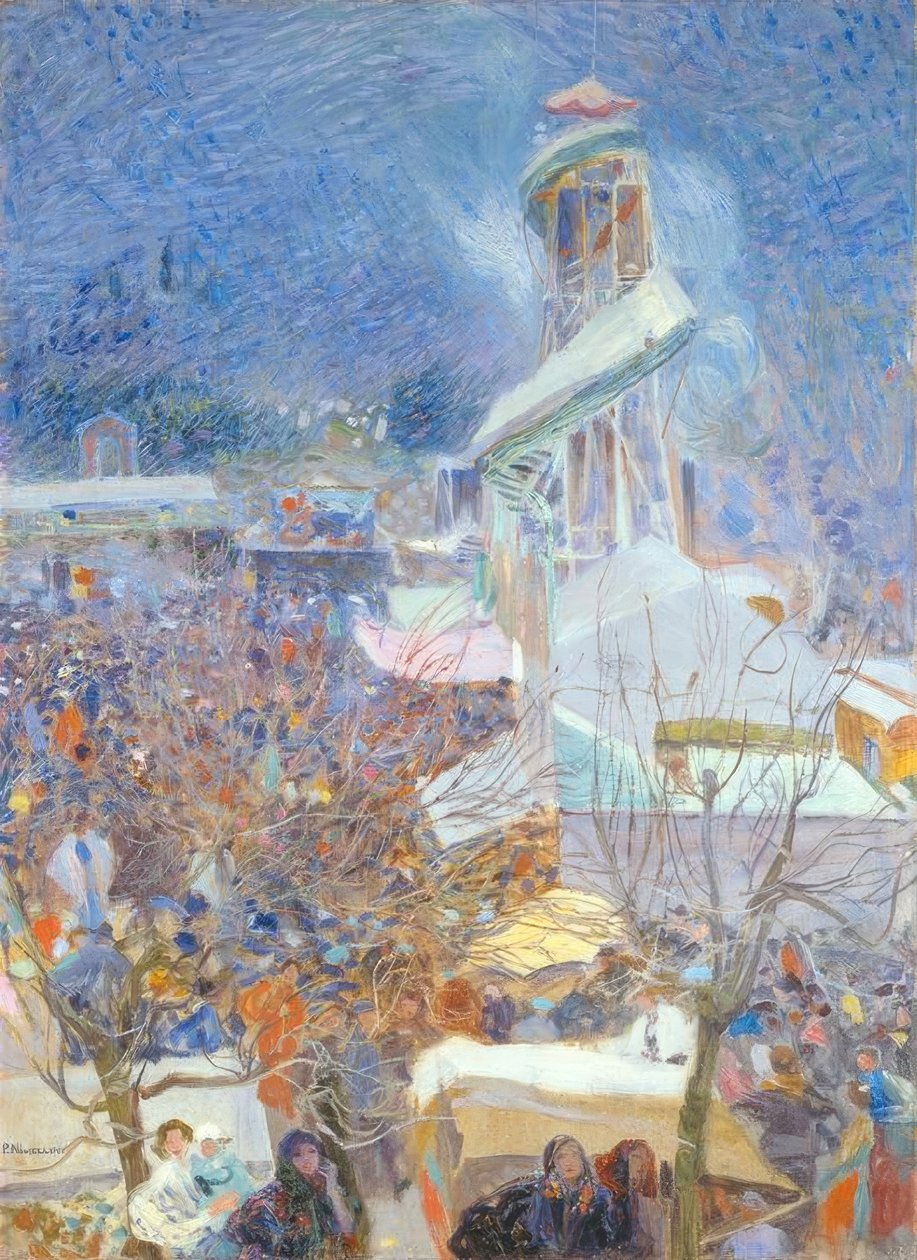 “彼得拉桑塔（Pietrasanta）中的质量” -普林尼奥·诺梅利尼（Plinio Nomellini） 作者 普林尼奥·诺梅利尼