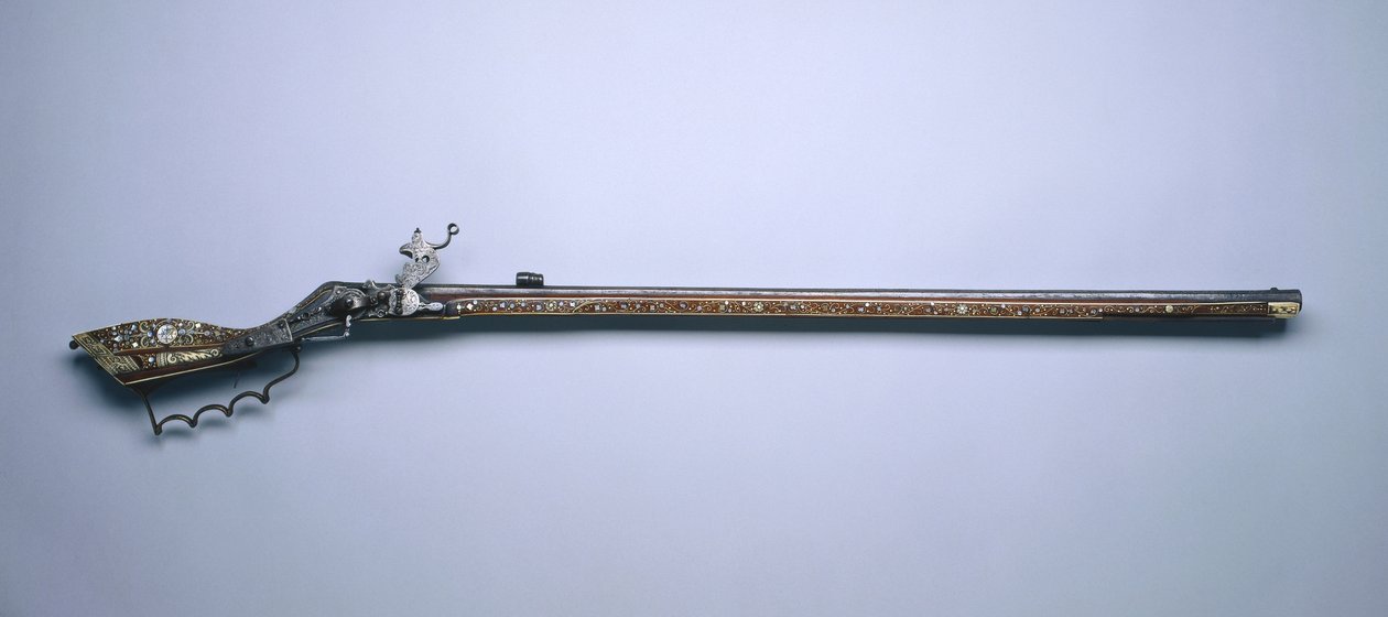 茨钦基（Tschinki）轮锁猎枪，约1630-50年 作者 波兰学校