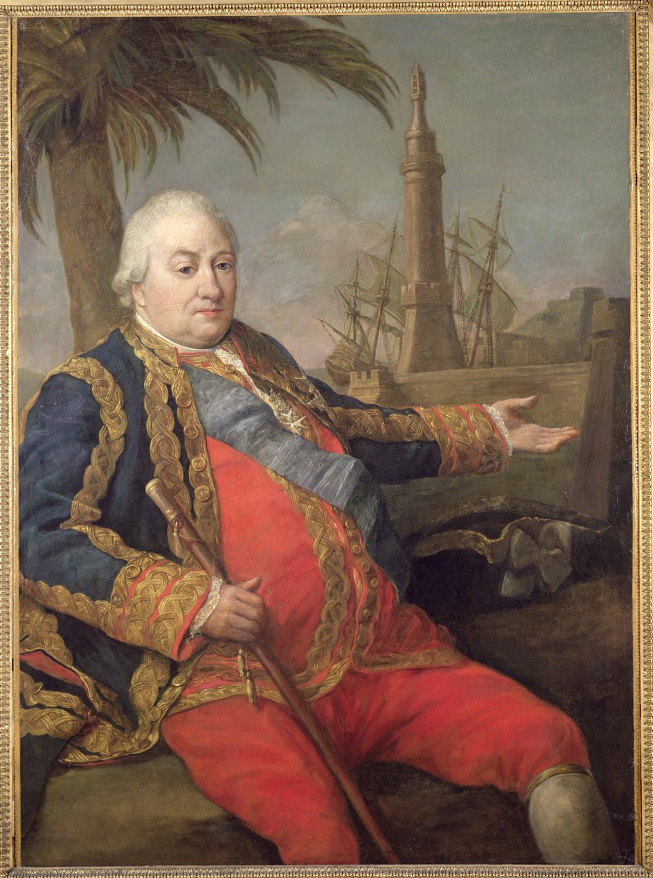 Pierre de Suffren-Saint-Tropez（1729-88）法国海军中将 作者 庞培·吉罗拉莫·巴托尼