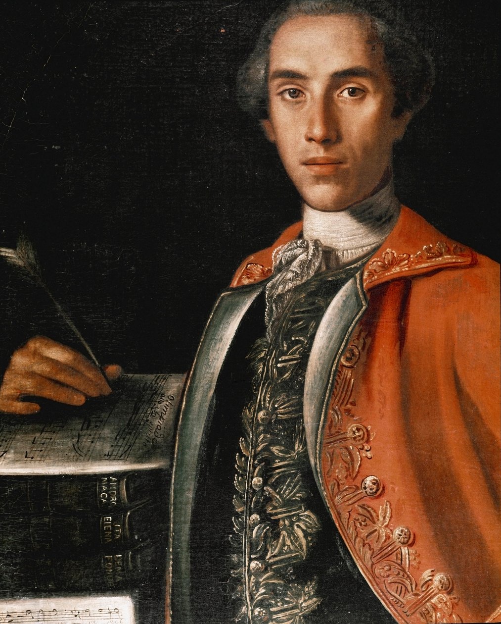 Portrait of the Italian composer Leonardo Leo (1694-1744) Painting by Pompeo Batoni (1708-1787) Naples, Conservatorio di Musica San Pietro a Majella 作者 庞培·吉罗拉莫·巴托尼