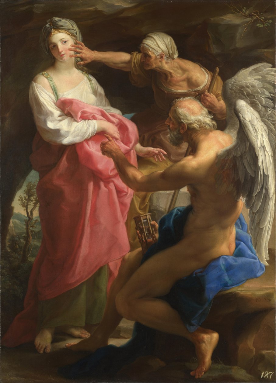 时间命令老年摧毁美，1746年 作者 庞培·吉罗拉莫·巴托尼
