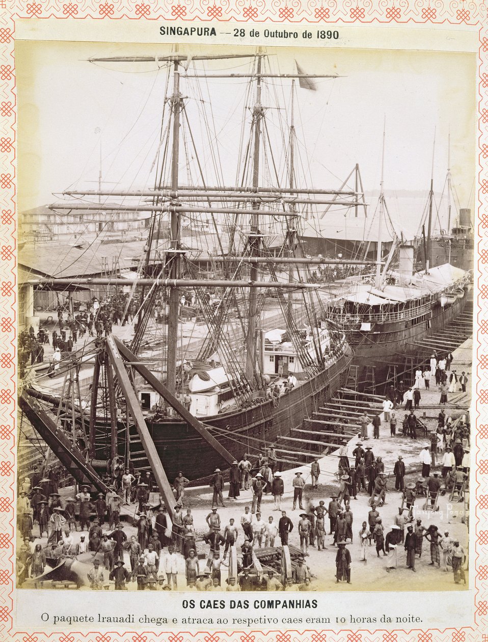 新加坡，1890年10月28日 作者 葡萄牙摄影师