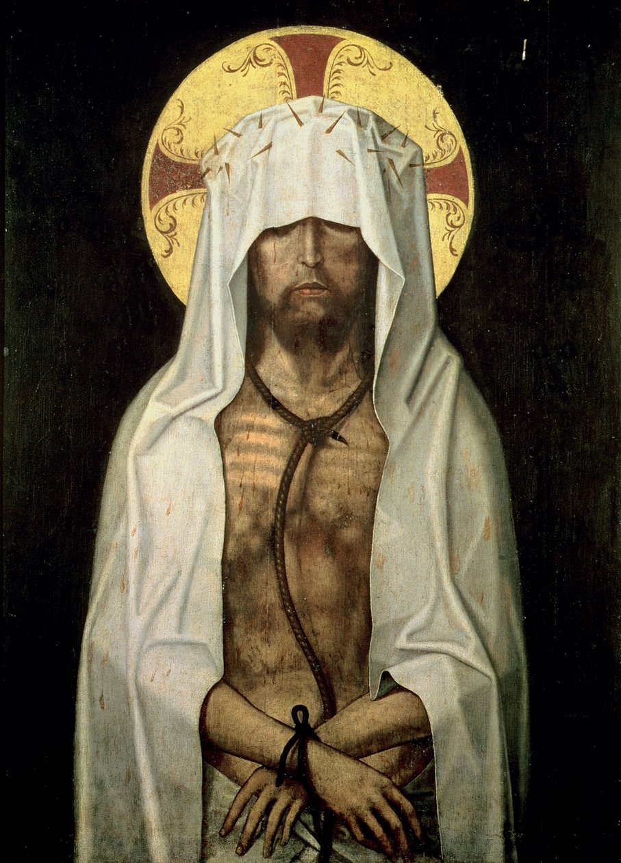 Ecce Homo（面板上的蛋彩画） 作者 葡萄牙语学校