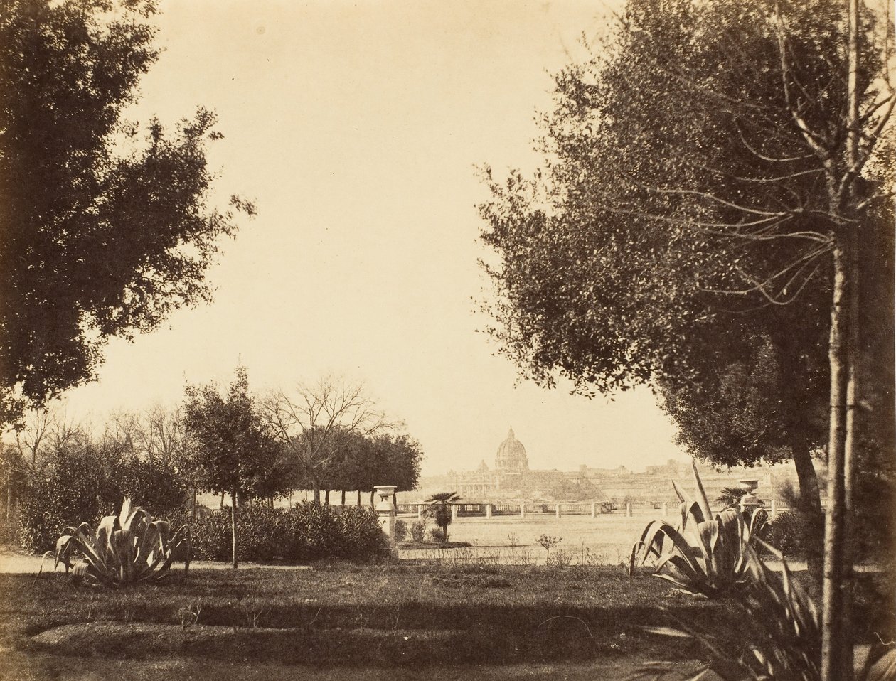 从平西山看圣彼得斯，1853-56年。 作者 可能由 Jane Martha St. John 撰写。