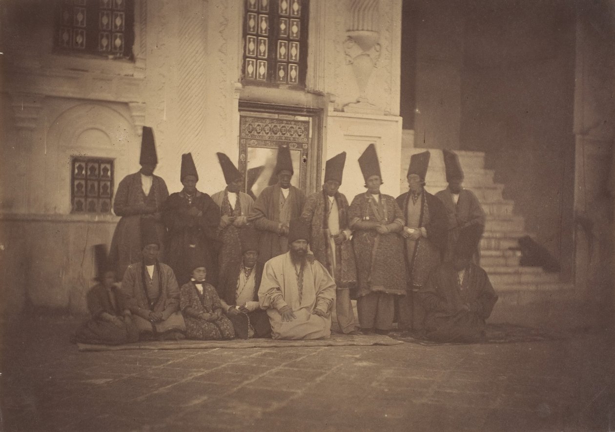 [在DameganThe Eunuchs的清真寺]，1850年代。 作者 可能是路易吉·佩斯 (Luigi Pesce) 的作品。