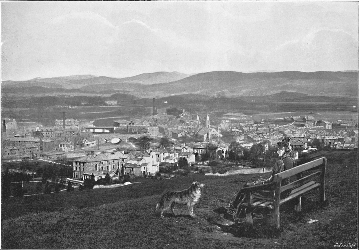 Kendal，来自城堡，c1896 作者 普尔顿公司