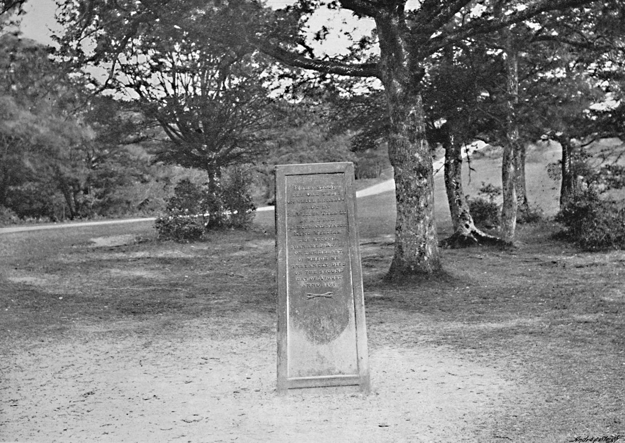 Rufus Stone，新森林，c1896 作者 普尔顿公司