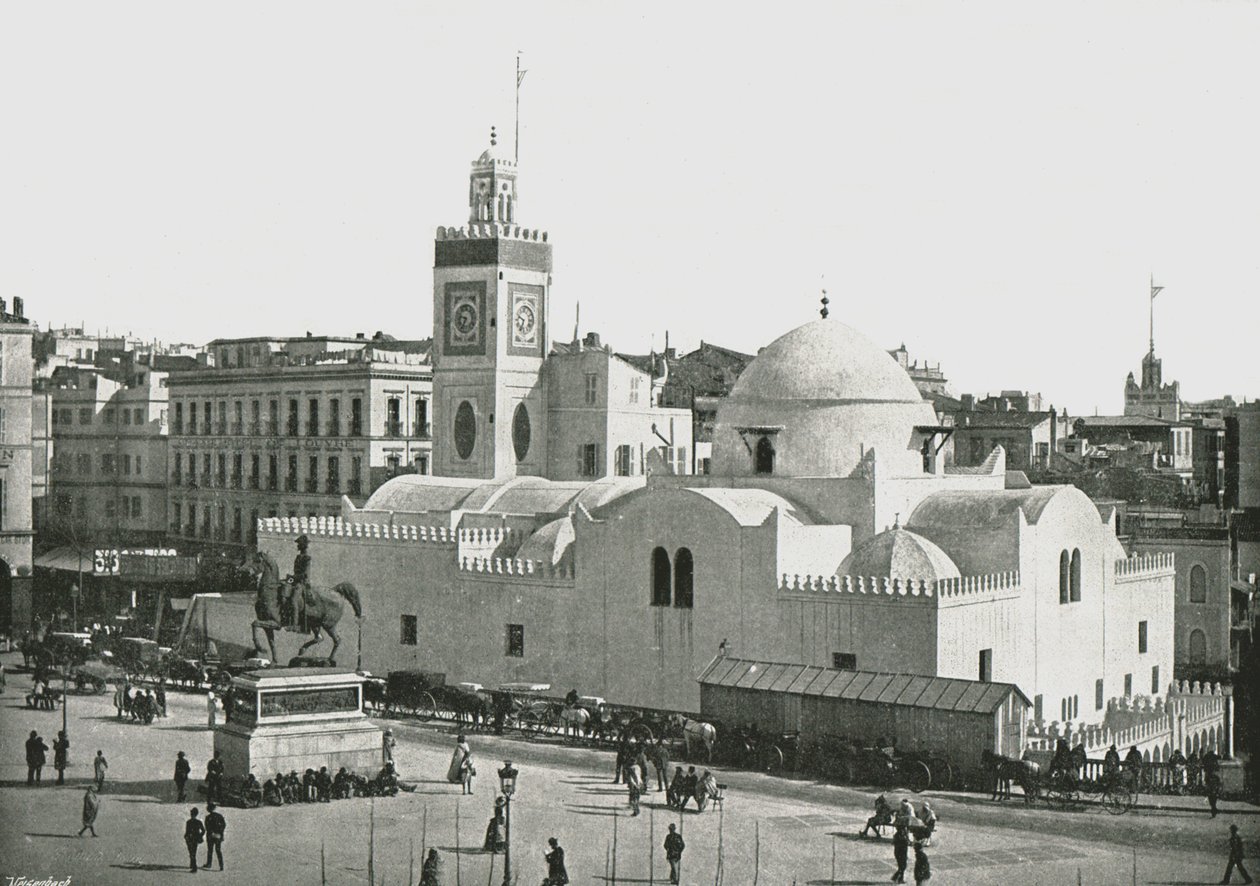 Djamaa al-Djedid，阿尔及利亚阿尔及尔，1895年。 作者 普尔顿公司