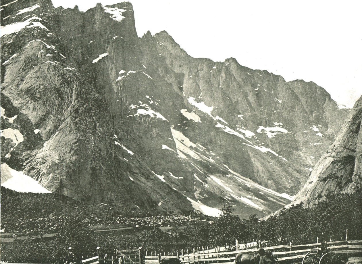 1895年，挪威霍格海姆，巨怪山 作者 普尔顿公司