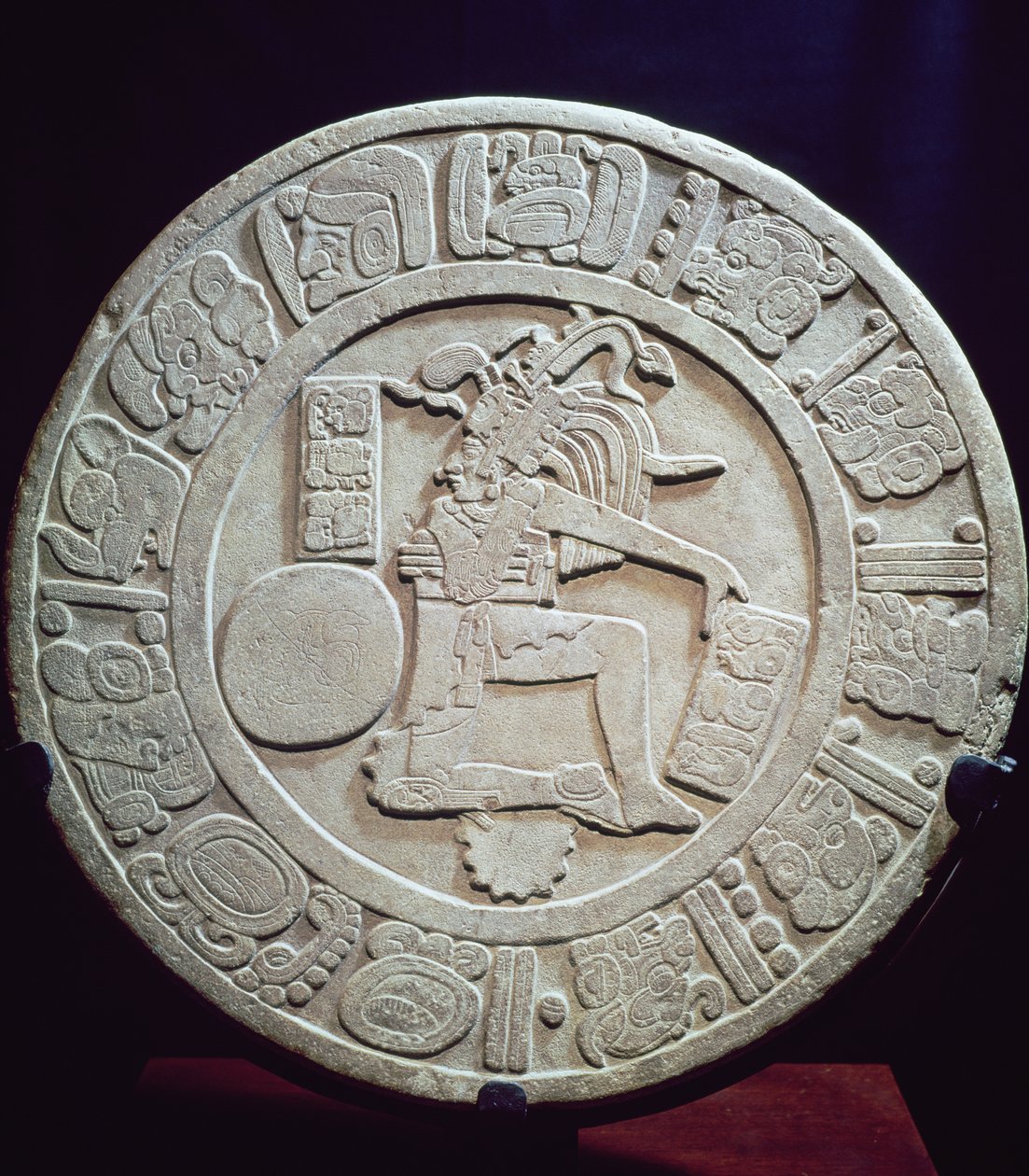 玛雅球场，来自Chinkultic，恰帕斯，公元590年（石灰岩） 作者 前哥伦比亚