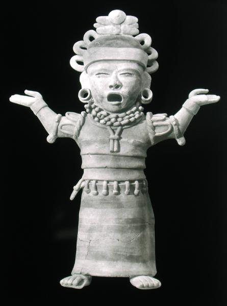 Cihuateteo女神，最初来自El Tajin 作者 前哥伦比亚前哥伦比亚