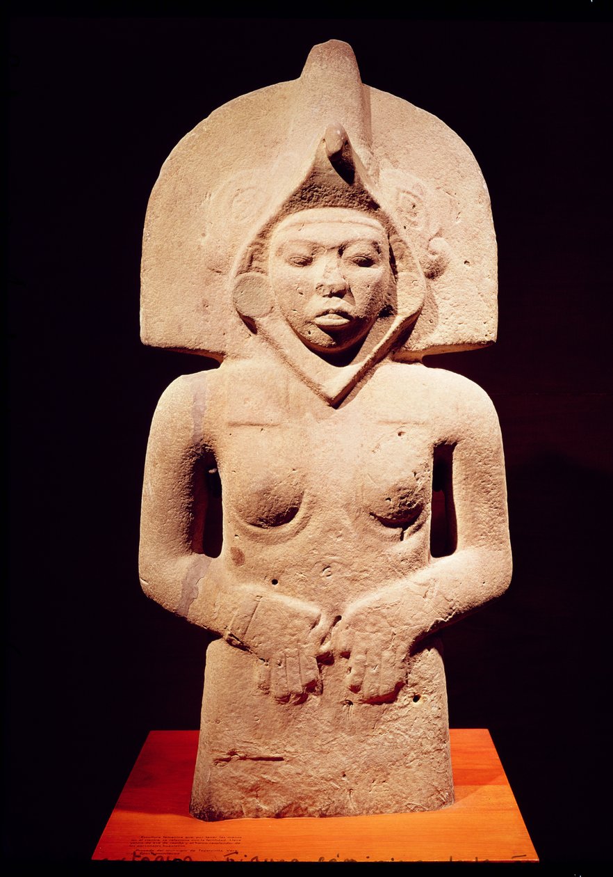 女性生育数字，Huaztec 作者 前哥伦比亚