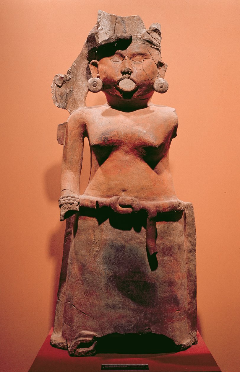 生育女神，Huastecan（陶器） 作者 前哥伦比亚