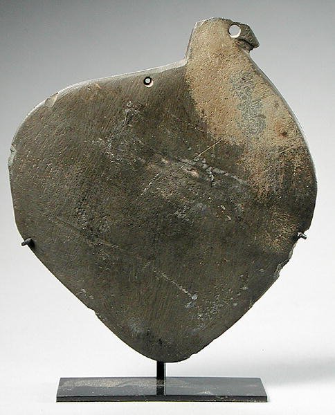鸟头调色板，可能是一只珍珠鸡，Naqada II时期，约公元前3500-3100年（绿色片岩） 作者 埃及前王朝时期