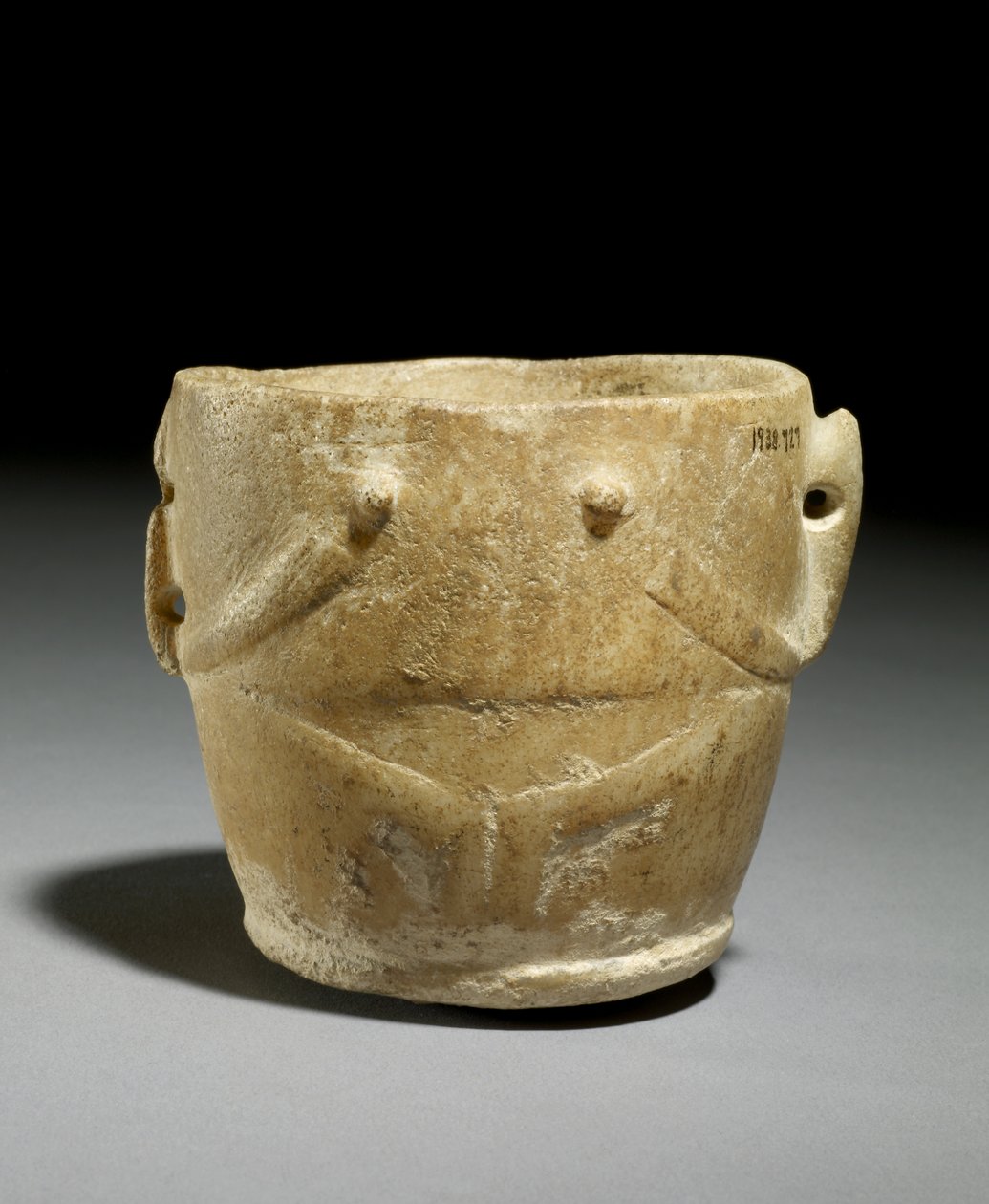 拟人化烧杯，早期基克拉迪，公元前2500年（陶器） 作者 史前