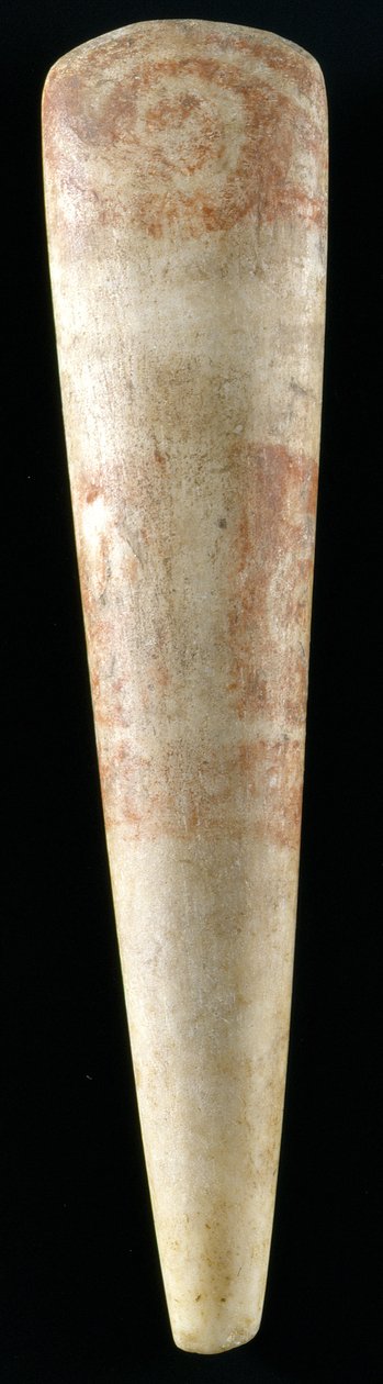 最后的新石器时代（约公元前4500-3200年），塞萨利亚的Acrolith头像的负责人（大理石） 作者 史前史前