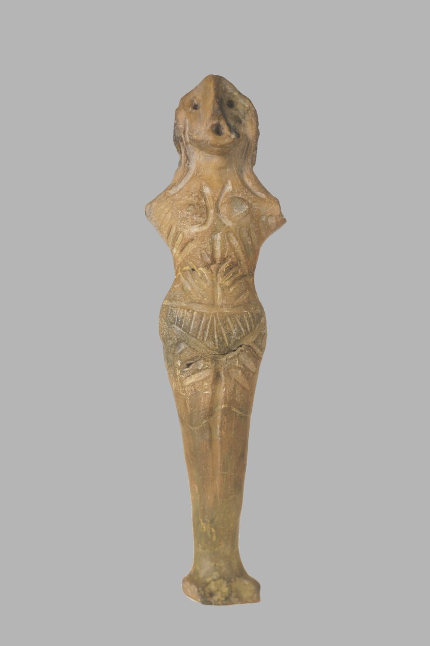 女雕像，公元前3950-3500年 作者 史前俄罗斯文化