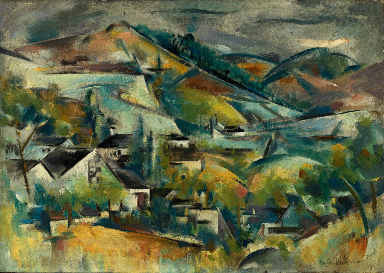 魁北克，约。1925. 作者 普雷斯顿·狄金森