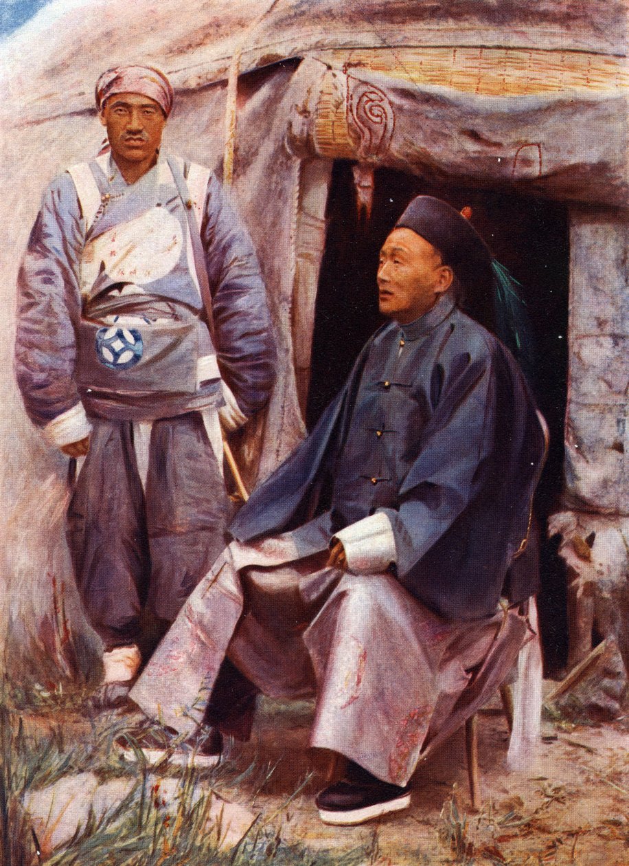 喀什的Taotai，c.1910 作者 亚历山大·加加林王子