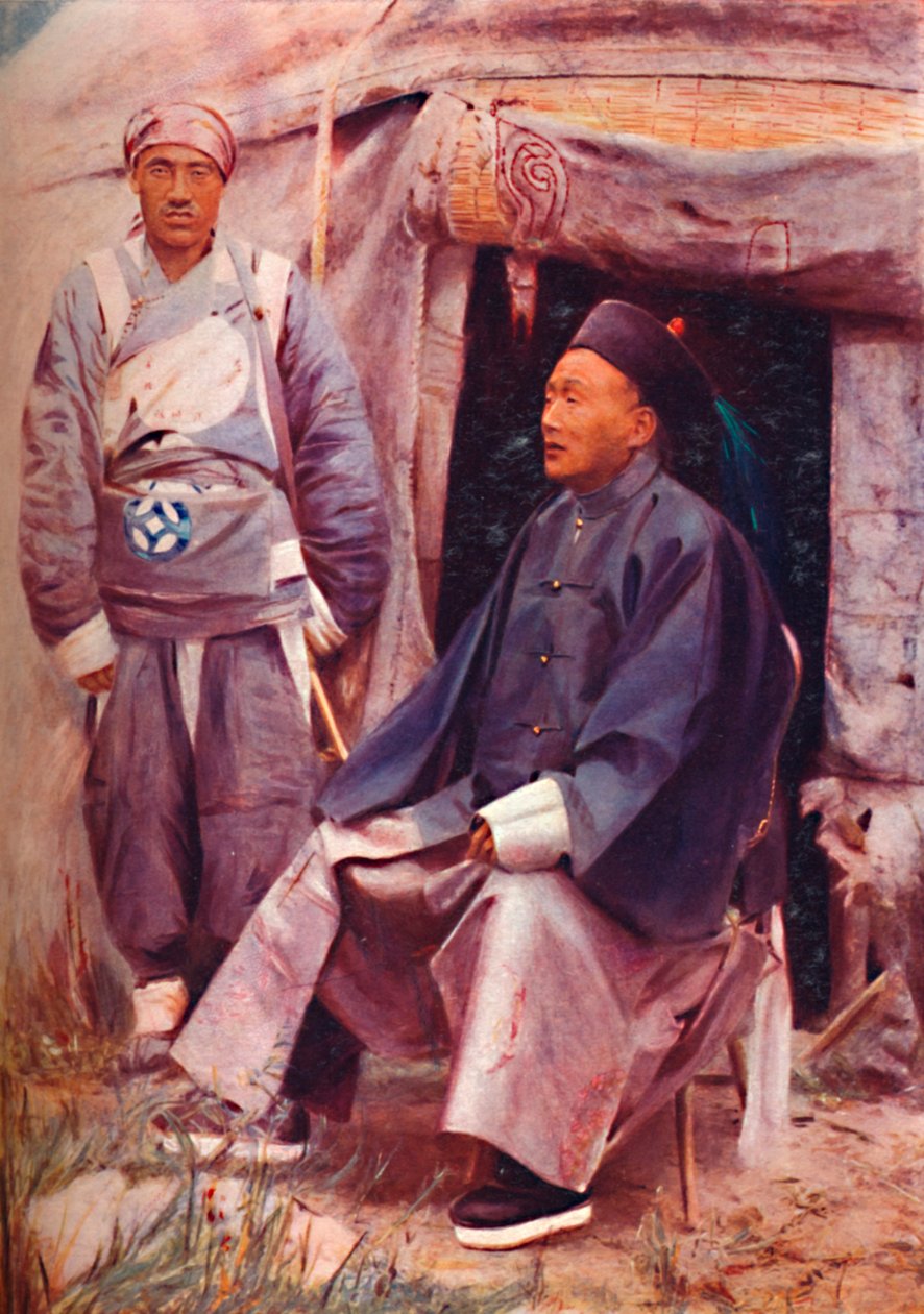 喀什的塔台，1902年 作者 亚历山大·加加林王子