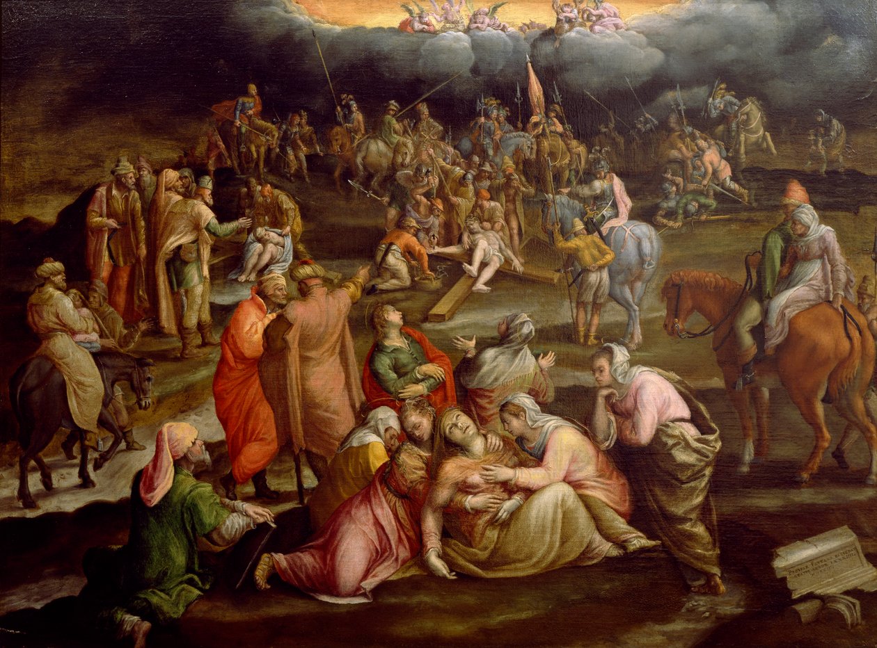 受难》，普罗斯佩罗-方塔纳（1512-1597 年） 作者 Prospero Fontana