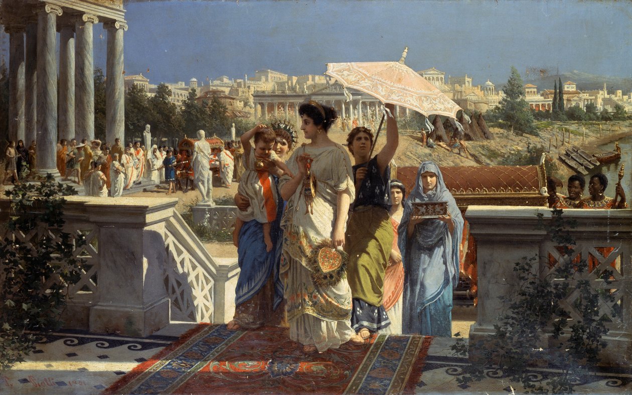 古罗马场景 作者 Prospero Piatti