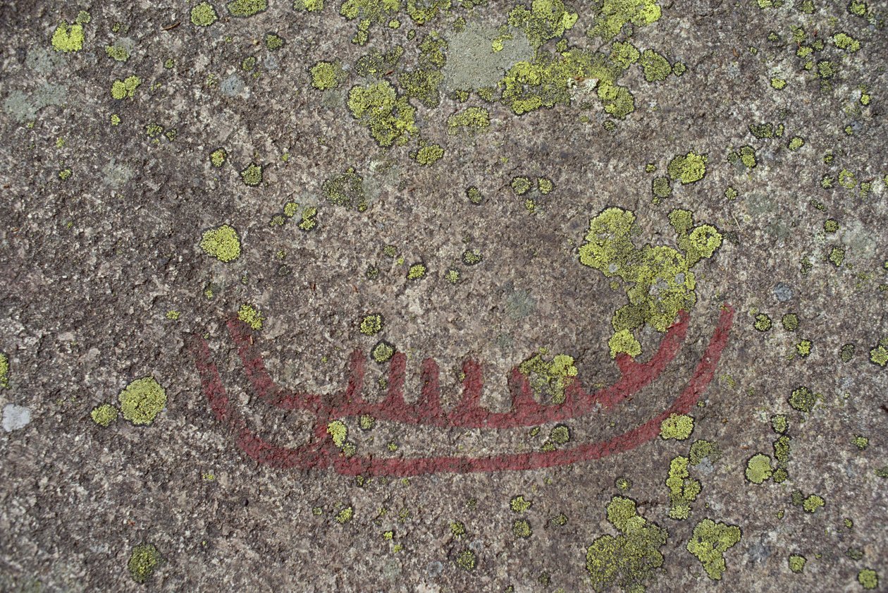 船（岩画） 作者 原史