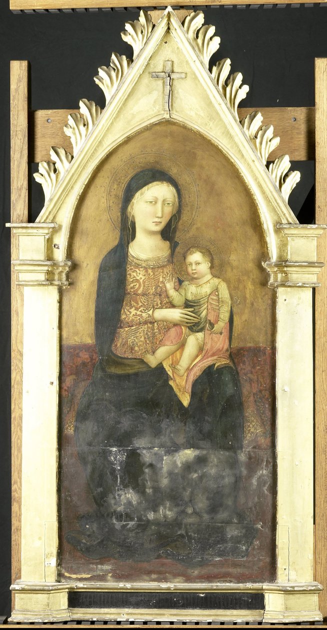 圣母和圣婴 作者 Pseudo Ambrodigio di Baldese（归因于）