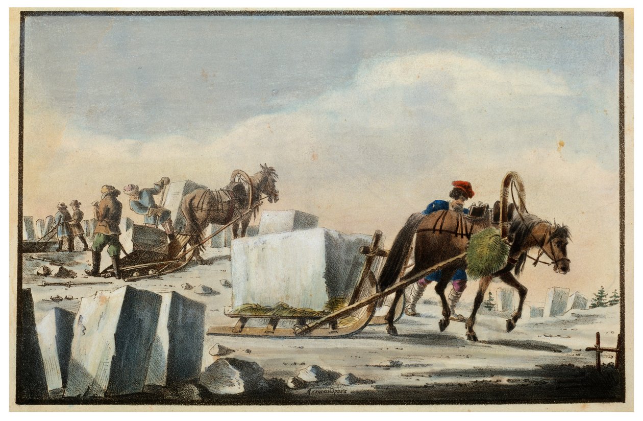 破冰，1825 作者 彼得·亚历山德罗夫（Pyotr Alexandrov）