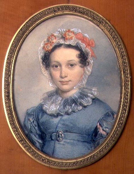 索菲亚-斯捷潘诺夫娜-谢尔巴托娃伯爵夫人的肖像（1798-1885）。 作者 彼得·费奥多罗维奇·索科洛夫