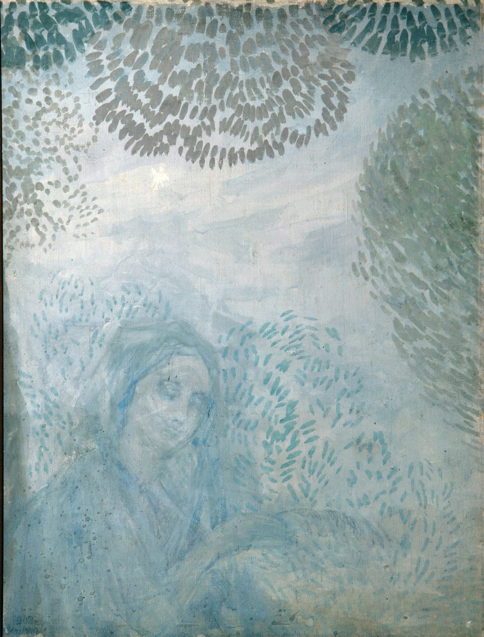 晨祷，1908年 作者 彼得·萨维奇·乌特金（Pyotr Savvich Utkin）