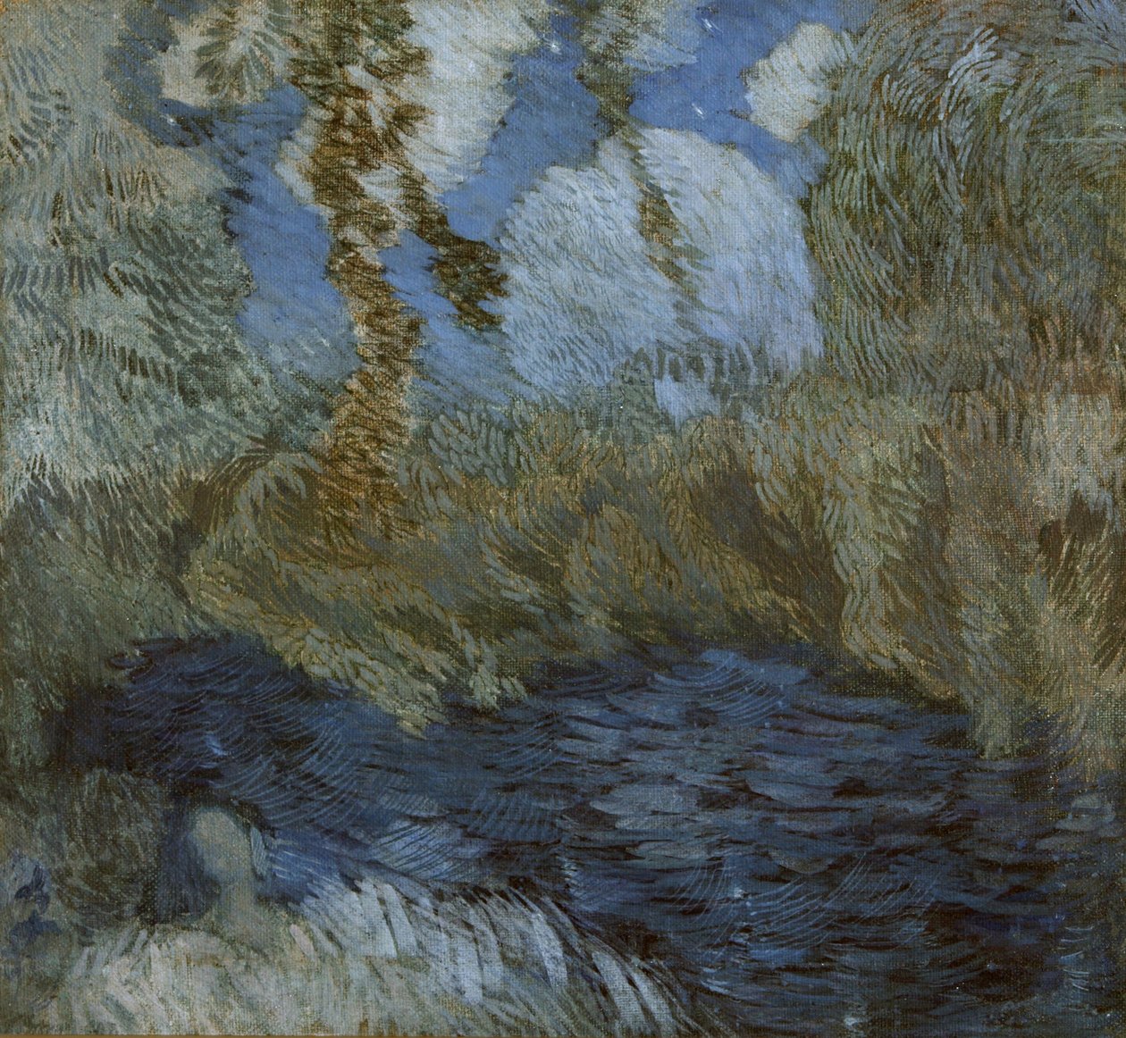 夜晚。风，1907年 作者 彼得·萨维奇·乌特金（Pyotr Savvich Utkin）