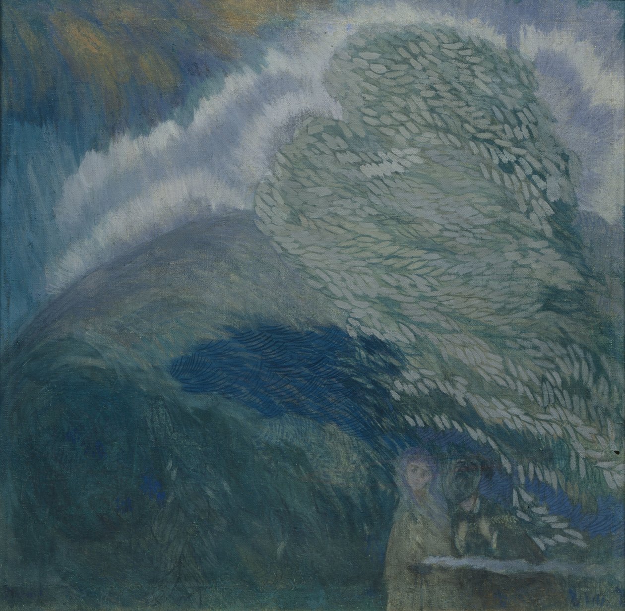 风暴恋人，1908年 作者 彼得·萨维奇·乌特金（Pyotr Savvich Utkin）