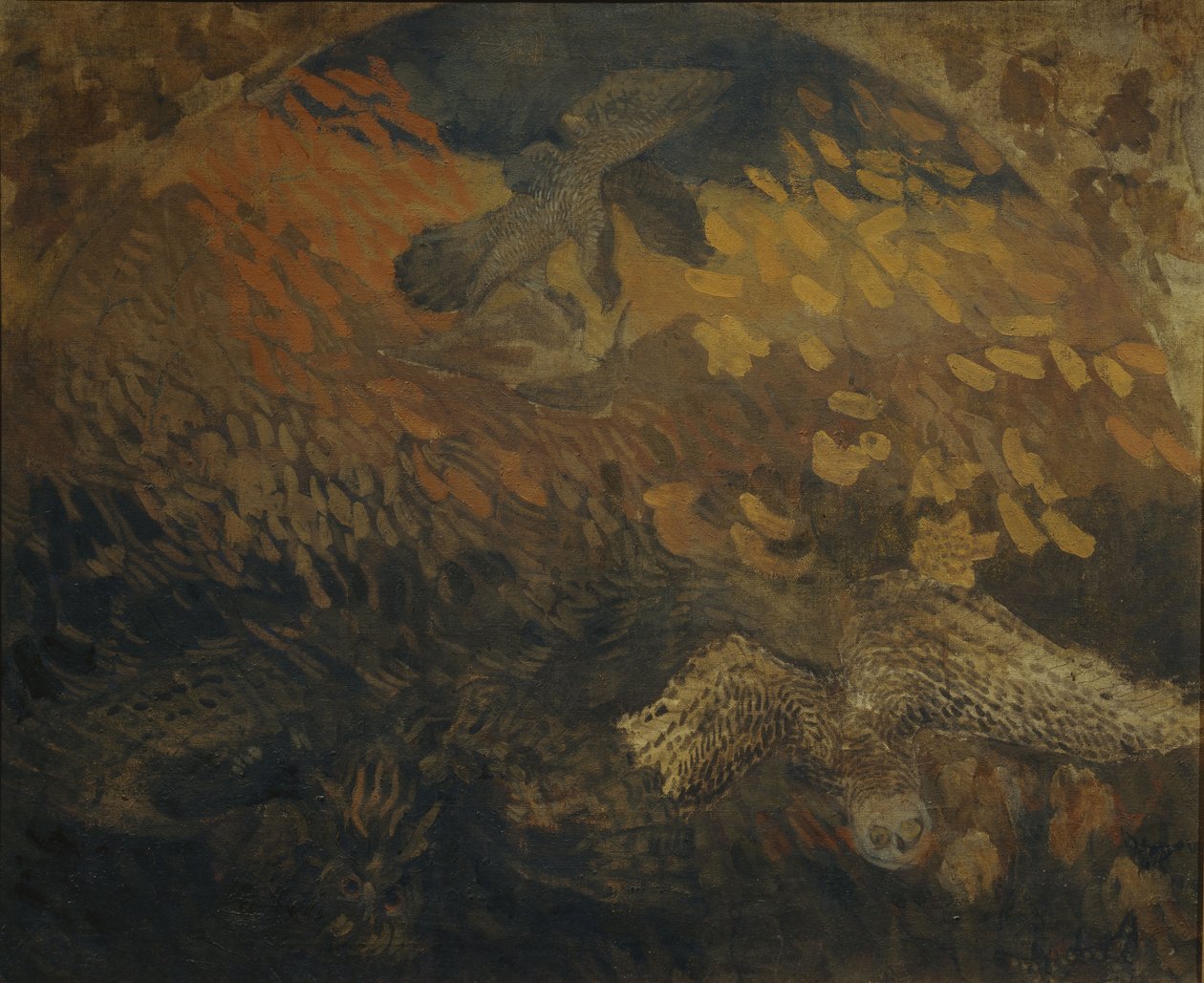 夜，1904年 作者 彼得·萨维奇·乌特金（Pyotr Savvich Utkin）