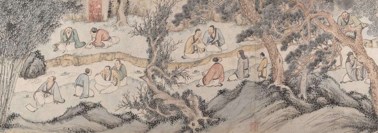 在兰亭集会，可追溯到1560年。 作者 千古