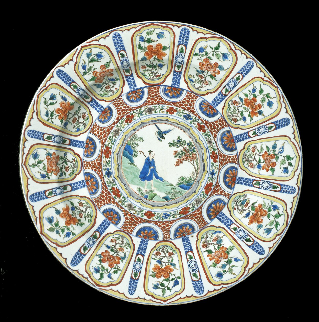 康熙时期的大型伊万里菜，1662-1722（瓷器） 作者 清代中文学校