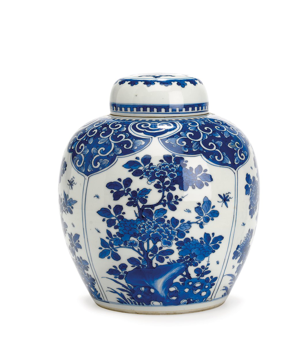姜罐和盖，康熙时期，1661-1722年 作者 清代中文学校