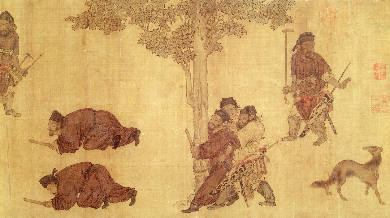 狩猎场景 作者 清代中文学校