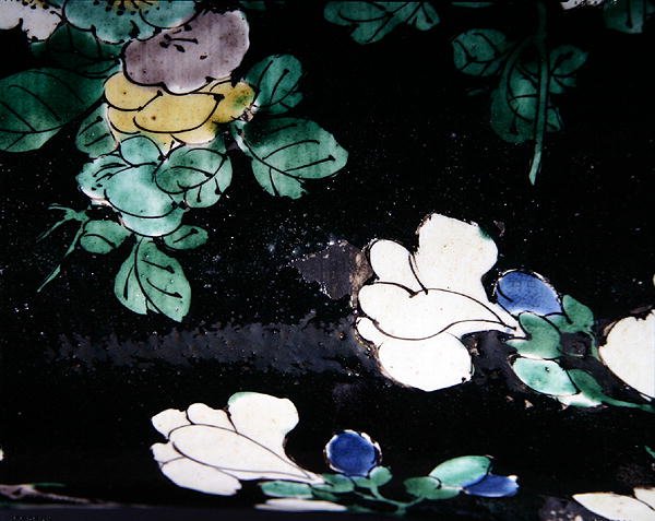 康熙年间（1662-1722年）大盂兰盆会（瓷器）（272191的细节）。 作者 清代中文学校