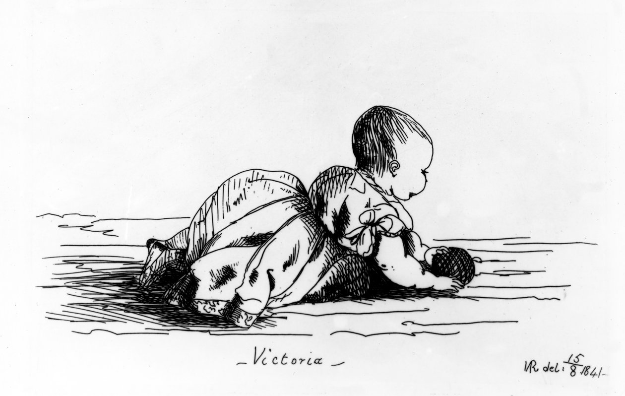 维多利亚，皇家公主，1841年 作者 维多利亚女王