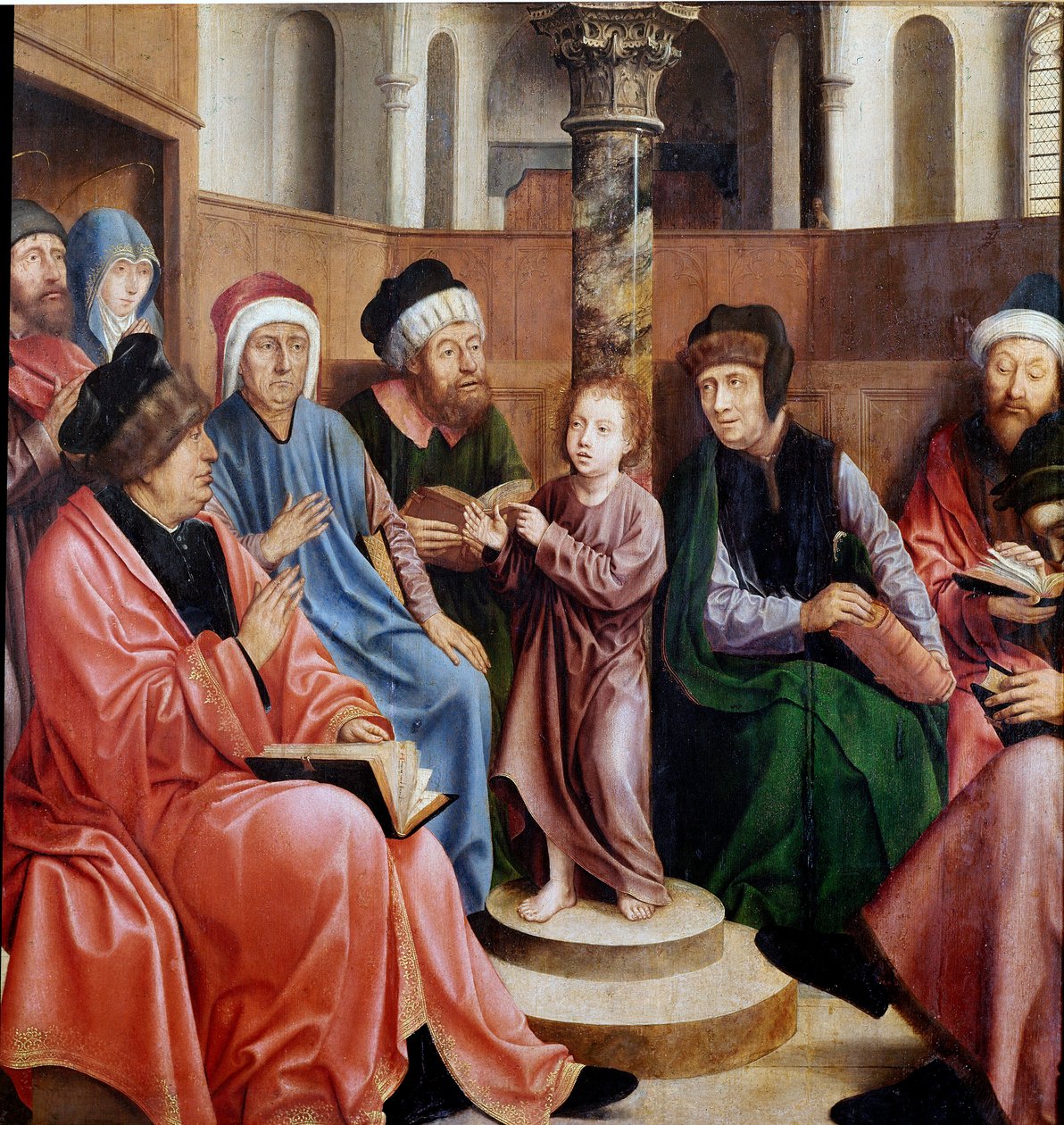 Quentin Metsys (1466-1530) (ec.flam.) 画作《医生中的耶稣》里斯本，Museo di Arte Antica 作者 Quentin Massys 或 Metsys
