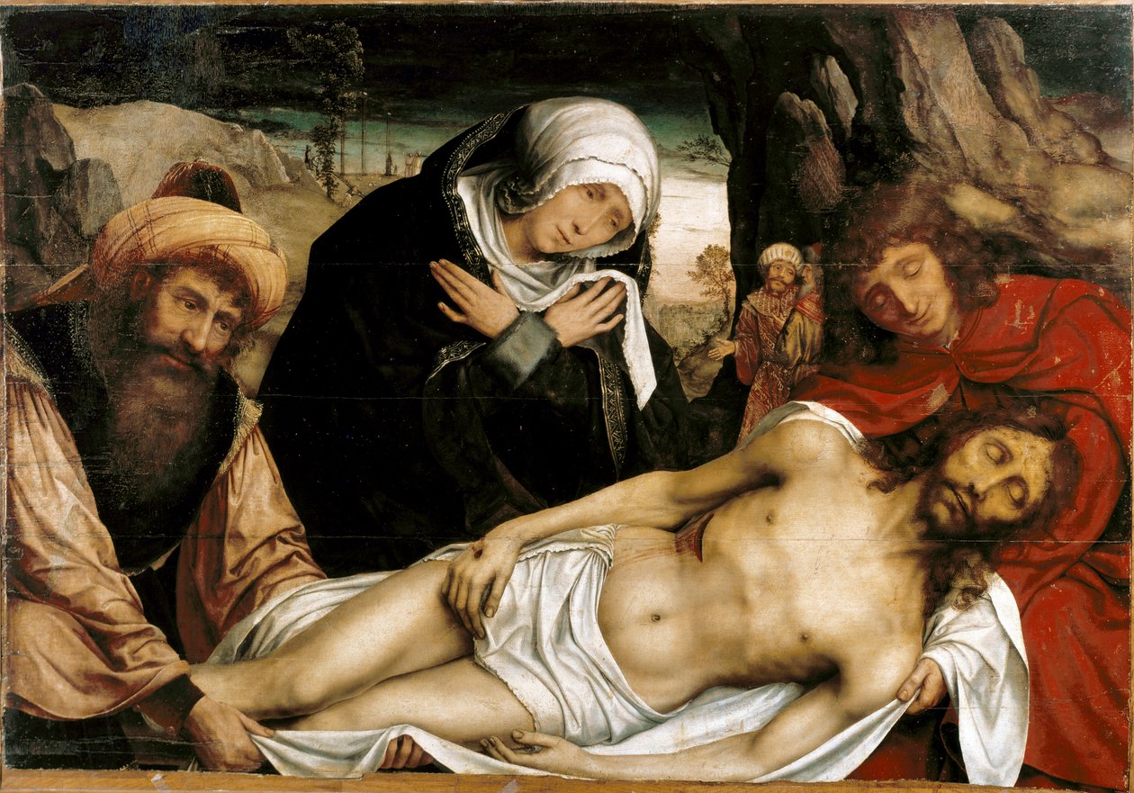 Quentin Metsys (1466-1530) Gaeta，教区博物馆的圣母怜子图 作者 Quentin Massys 或 Metsys