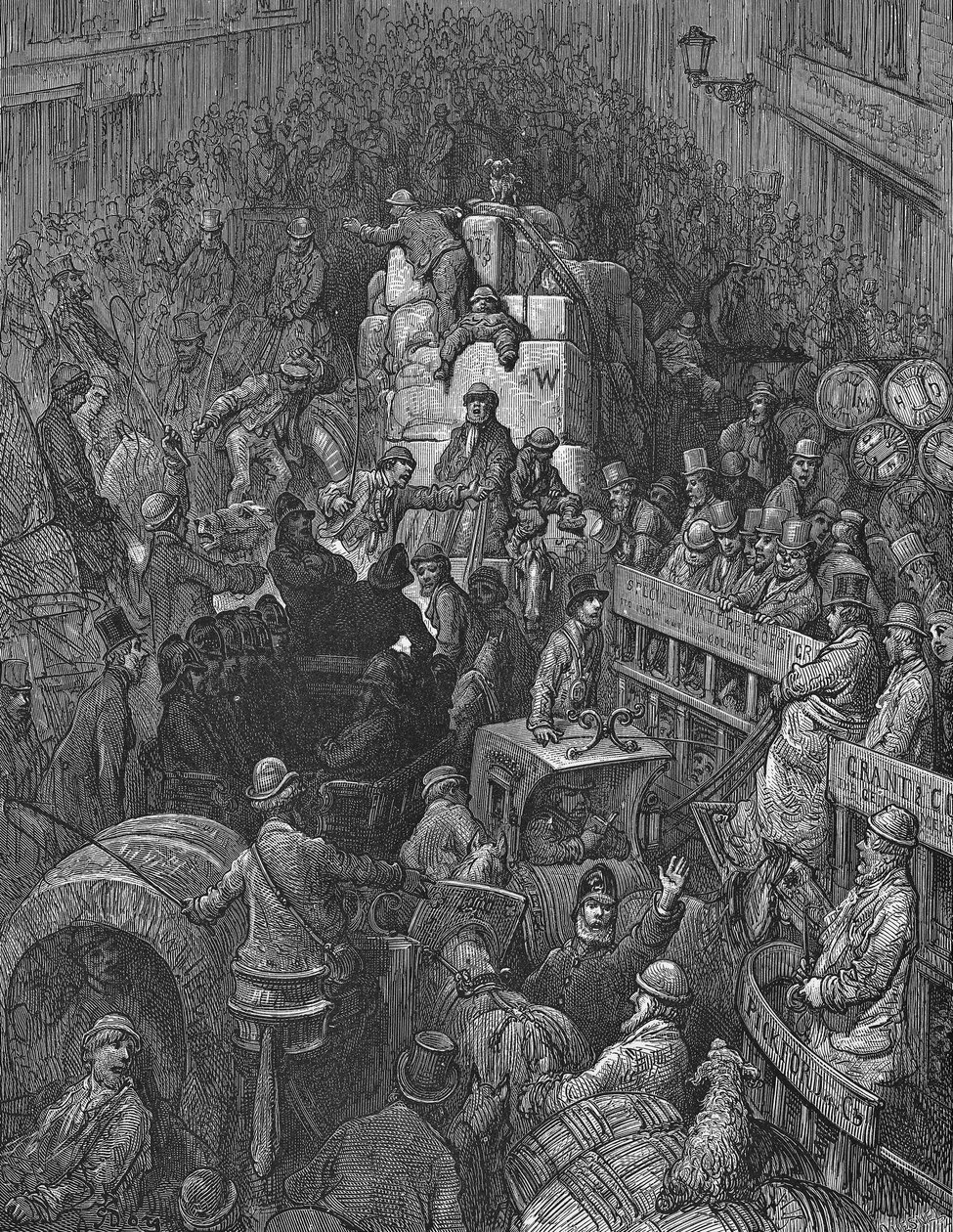 城市大道》，1872年 作者 克内尔