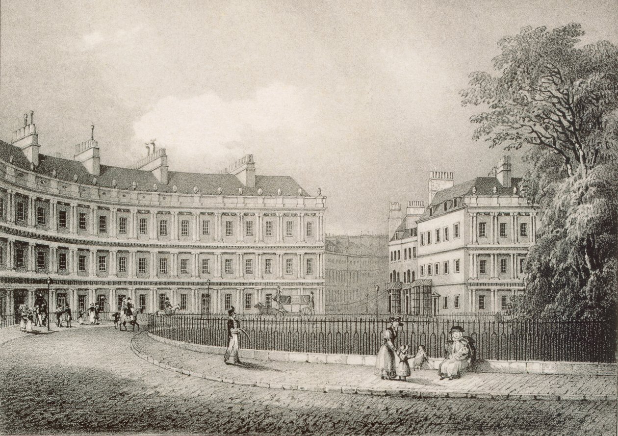 The Circus，Bath，c.1883 作者 伍德罗夫